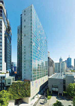 High-rise at top of industry