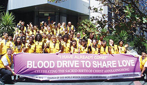 ‘Saints’ donate blood