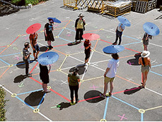 Street Tape Games at Queensbridge Square