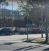 Engineer inspects intersection following community petition