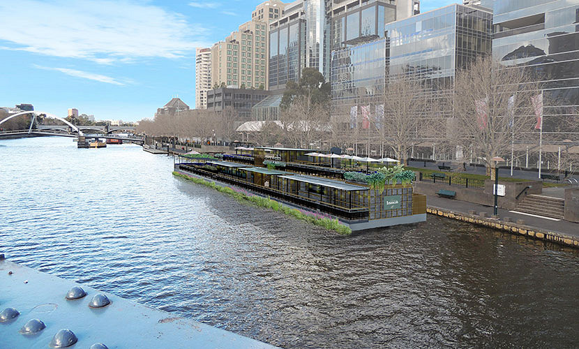 Floating botanical oasis coming to Southbank