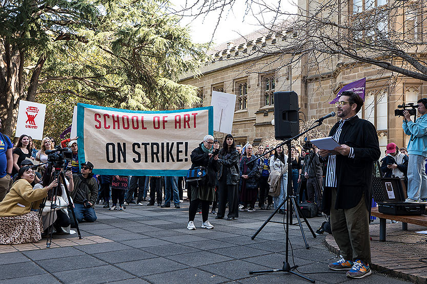 Local News: Staff at Uni Melb's art school plead for better