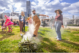 South Yarra community celebrates opening of Siding Reserve