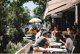 Domain Road’s outdoor dining parklets set to stay