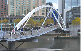 Pedestrian bridge to receive a facelift