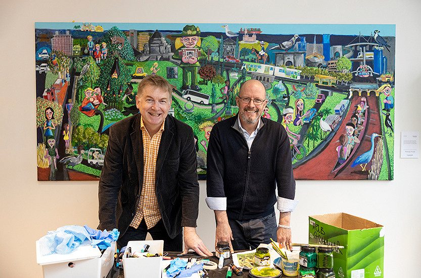 Mural with meaning: veteran artist brings Southbank to life