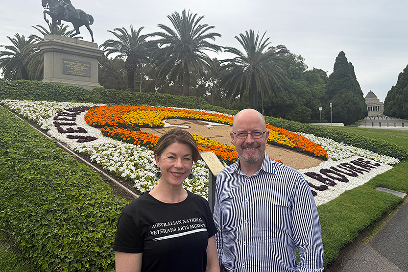 Veterans’ arts in full bloom on St Kilda Rd