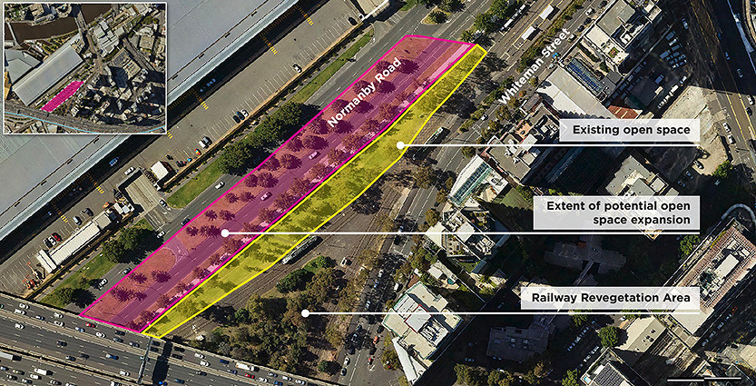 Consultation opens on major Normanby Road Reserve expansion