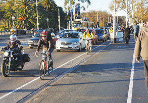 Designated bike lane unveiled