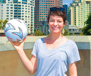 Gemma’s kicking goals at street kids world cup
