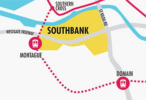 Two new train stations for Southbank