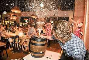 German frenzy returns to South Wharf