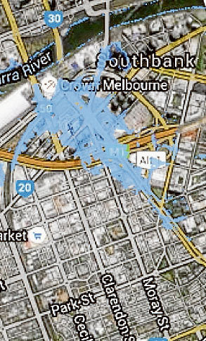 Rising sea-levels could see Southbank underwater