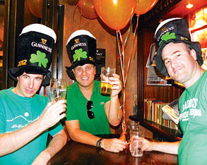 St Patrick’s day celebrations