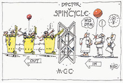 Revolving door for spin doctors