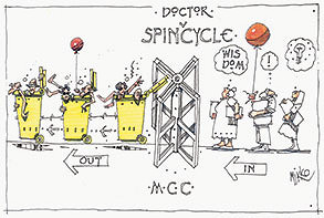 Revolving door for spin doctors