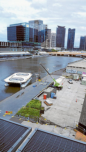 Helipad removed
