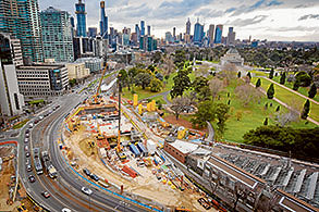 Anzac Station construction update