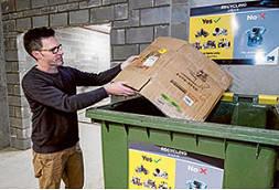 Recycling resumes
