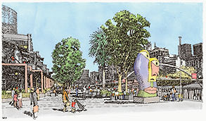 Promenade works pushed back