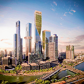 Green tower endorsed for “Cloudbank”