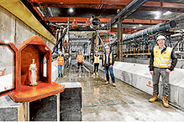 Third tunnel boring machine launched