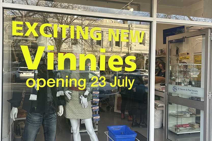 Vinnies opens new op-shop in the heart of South Melbourne